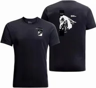 Koszulki męskie - Jack Wolfskin Koszulka Męska Termoaktywna T-shirt Oddychający W Góry - L - miniaturka - grafika 1