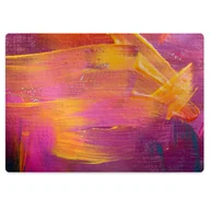 Podnóżki, podpórki, podkładki - Mata pod fotel ochrona paneli Farba na płótnie 120x90 cm - miniaturka - grafika 1