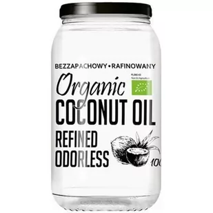 Diet-Food Olej Kokosowy Organiczny Rafinowany 1L MIPOLEJRAFIN1 - Olej spożywczy - miniaturka - grafika 1