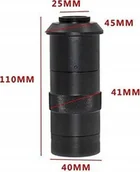 Mikroskopy i lupy - Mikroskop Rosfix OBIEKTYW SOCZEWKA OPTYKA MIKROSKOP CYFROWY 100X C-MOUNT 25MM ROSFIX - miniaturka - grafika 1
