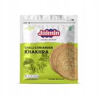 Chipsy - Indyjski krakers Chilli Coriander Khakhra Jaimin 180g - miniaturka - grafika 1