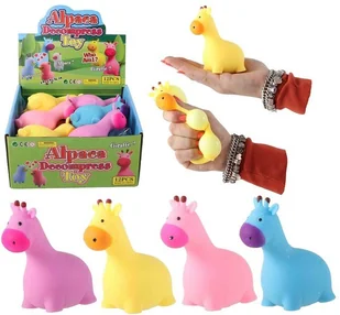Giraffe Żyrafa wyciskana Squeeze me Gniotek 10,5cm - Figurki dla dzieci - miniaturka - grafika 1