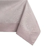 Obrusy i serwetki - Obrus Gaia Pudrowy róż Tłoczony Roślinny 110x180 AmeliaHome - TCLOTH/AH/GAIA/BRD/POWDERPINK/110X180 - miniaturka - grafika 1