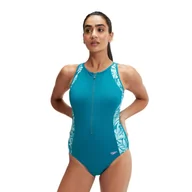 Stroje kąpielowe - Strój kąpielowy jednoczęściowy damski Speedo Hydrasuit - miniaturka - grafika 1