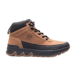 Buty trekkingowe Big Star M MM174015 brązowe - Buty trekkingowe męskie - miniaturka - grafika 1