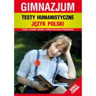 Podręczniki dla gimnazjum - Literat Testy humanistyczne, Język polski, Gimnazjum. Wyd. 2 - Elżbieta Bator - miniaturka - grafika 1