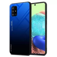 Etui i futerały do telefonów - Pokrowiec Do Samsung Galaxy A71 5G Etui w NIEBIESKO - CZARNY TPU Obudowa Case Cover Plecki Ochronny Cadorabo - miniaturka - grafika 1