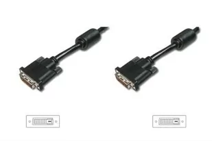 Assmann Kabel połączeniowy DVI-D DualLink WQXGA 30Hz HD Typ DVI-D (24+1)/DVI-D (24+1) M/M czarny 10m 1_494911 - Kable komputerowe i do monitorów - miniaturka - grafika 1