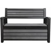 Ławki ogrodowe - Keter Ława stół Hudson antracit - miniaturka - grafika 1