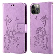 Etui i futerały do telefonów - Pokrowiec König Design kompatybilny z etui na telefon Apple iPhone 13 Pro ze skóry syntetycznej - fioletowy - miniaturka - grafika 1