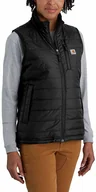 Kurtki i kamizelki sportowe damskie - Carhartt Damska Kamizelka Carhartt Gilliam Vest Black - miniaturka - grafika 1