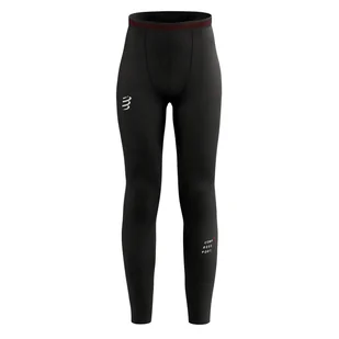 COMPRESSPORT kompresyjne legginsy do biegania damskie UNDER CONTROL TIGHTS czarne - Spodnie sportowe damskie - miniaturka - grafika 2