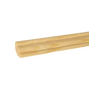 Ćwierćwałek wypukły ozdobny sosna DR08 15 x 15 mm x 90 cm - Listwy i profile - miniaturka - grafika 1