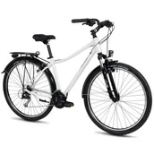 Rowery - Rower trekkingowy ROMET Wagant SUV L PV B U20 28 cali męski Biały - miniaturka - grafika 1