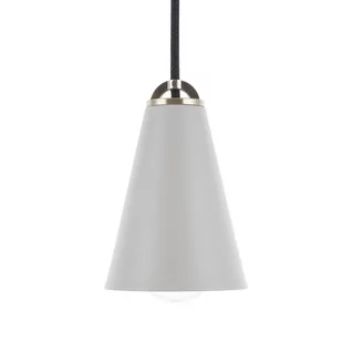 Beliani Lampa wisząca szara CARES - Lampy sufitowe - miniaturka - grafika 1