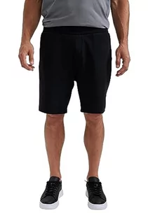Spodnie męskie - DeFacto Męskie krótkie spodnie do biegania, wygodne, krótkie spodnie sportowe dla mężczyzn, uniwersalne krótkie spodnie dla mężczyzn, wysokiej jakości spodnie męskie do uprawiania sportu, czarny, XXL - grafika 1