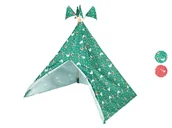 Zabawki kreatywne - Lupilu Namiot drewniany tipi, z bawełną - miniaturka - grafika 1
