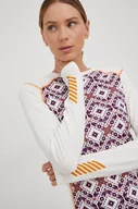 Bielizna sportowa damska - Helly Hansen longsleeve funkcyjny Lifa Active Graphic - miniaturka - grafika 1