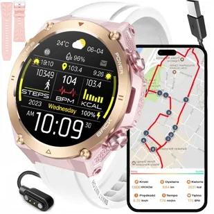 Rubicon GPS RNCF37 Biały - Smartwatch - miniaturka - grafika 1