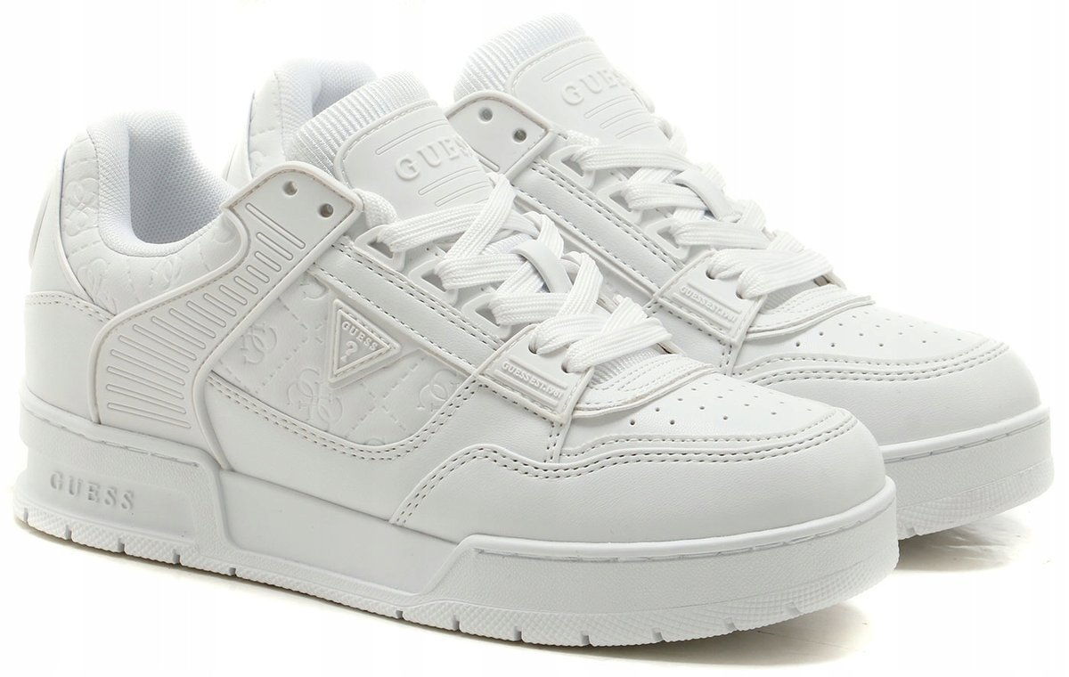 GUESS CLELIA BUTY SPORTOWE DAMSKIE BIAŁE LOGO 38 1GŁA