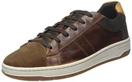 Trampki męskie - Geox Męskie trampki U, Brown/MUD, 44 EU - miniaturka - grafika 1