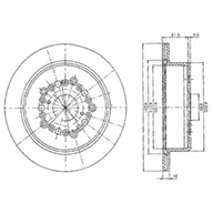 Tarcze hamulcowe - Tarcza hamulcowa DELPHI BG2662 - miniaturka - grafika 1