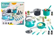 Zabawki AGD - Zestaw małego kucharza 33el Leantoys - zabawka - miniaturka - grafika 1