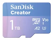 Karty pamięci - SanDisk Creator 1 TB MicroSDXC UHS-I Klasa 10 SDSQXAV-1T00-GN6MS - miniaturka - grafika 1