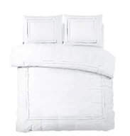 Pościel - 240x200/220 TAILORED biały mikroperkal kpl pościeli - miniaturka - grafika 1