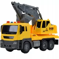 Samochody i pojazdy dla dzieci - DUŻA CIĘŻARÓWKA KOPARKA AUTO SAMOCHÓD ZABAWKA - miniaturka - grafika 1
