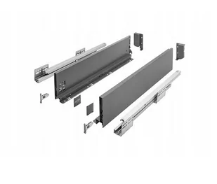 GTV Szuflada AXIS PRO średnia L450 H116 Antracyt - Meble modułowe i akcesoria - miniaturka - grafika 1