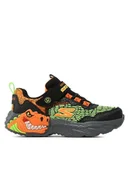 Buty dla chłopców - Skechers Sneakersy Dino Lights 400615L/BKOR Czarny - miniaturka - grafika 1