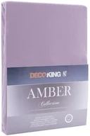 Prześcieradła - DecoKing Jersey/AMBER/LAVENDERPURPLE/100-120x200+30 - miniaturka - grafika 1