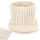 Apaszki i szaliki damskie - Komin zimowy dla dziewczynki chłopca dziecięcy CIEPŁY - miniaturka - grafika 1