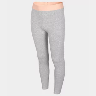 Legginsy 4F Jr HJL22-JLEG004 (kolor Szary/Srebrny, rozmiar 158 cm) - Legginsy - miniaturka - grafika 1