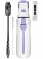 Butelki filtrujące - Zestaw Butelka Dafi Solid 0,7 lawendowa + szczoteczki do mycia butelki - miniaturka - grafika 1