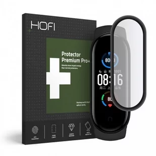 Hofi Szkło ochronne Hybrid Glass Xiaomi Mi Band 5 Black - Akcesoria do smartwatchy - miniaturka - grafika 3