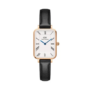 Zegarek Zegarek Daniel Wellington Quadro Roman Numerals Sheffield DW00100689 Czarny - Zegarki damskie - miniaturka - grafika 1