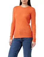 Swetry damskie - SPARKZ COPENHAGEN Damski sweter z okrągłym dekoltem Pure Cashmere, Pomarańczowy (spalony pomarańczowy 426), XS - miniaturka - grafika 1