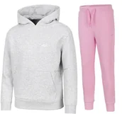 Dresy męskie - 4F OCIEPLANY DZIEWCZÄCY DRES KOMPLET BLUZA SPODNIE / rozm 158 - miniaturka - grafika 1