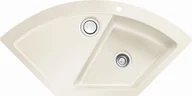 Zlewozmywaki - SystemCeram MERA ECK MAGNOLIE 10 (połysk) (50510110) - miniaturka - grafika 1