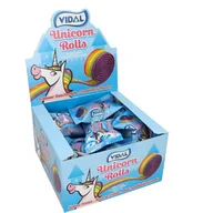 Żelki - VIDAL UNICORN ROLLSŻELKI TRUSKAWKOWE (19G) 24SZT - miniaturka - grafika 1