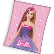 Koce i narzuty dla dzieci - Koc Dla Dziecka Z Miękkiego Coralu Lalka Barbie - miniaturka - grafika 1