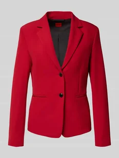 Żakiet o kroju shaped fit z zapięciem na dwa guziki model ‘AGONIA’ - Marynarki i żakiety damskie - miniaturka - grafika 1