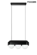 Lampy sufitowe - Lampa wisząca MOOSEE DROPS 3 czarna - miniaturka - grafika 1