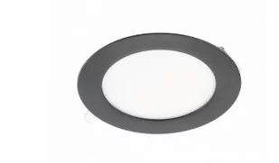 Oprawa downlight LED wpuszczana okrągła  7W b.neutralna 4000K (560lm) ORIS PLUS czarna Ø12cm IP20 GTV (40) - Oprawy, klosze i abażury - miniaturka - grafika 1