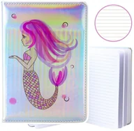 Zeszyty szkolne - Zeszyt Notatnik W Linie Syrenka Holograficzny A5 80 Kartek LEAN - miniaturka - grafika 1