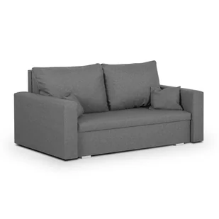 Sofa kanapa 2 os z funkcją spania MONDO jasny szary - Sofy i kanapy - miniaturka - grafika 1