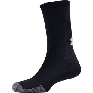 Skarpety męskie UNDER ARMOUR Czarne Heatgear Crew 3-pak - Skarpetki damskie - miniaturka - grafika 3