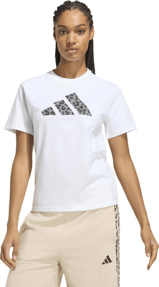 Adidas Koszulka damska adidas Animal Graphic biała KT9719 M